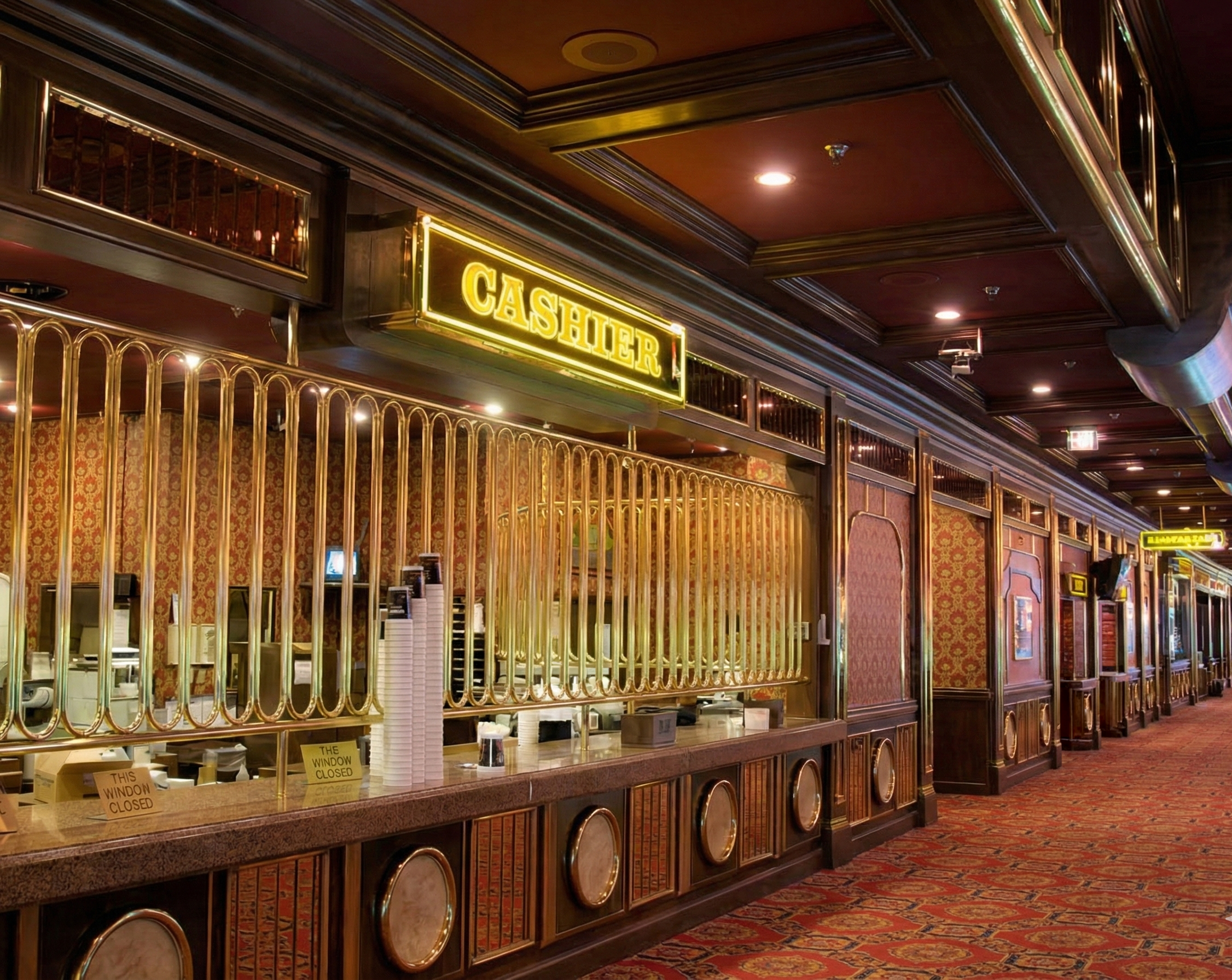 Nevada Landing casino cashier area