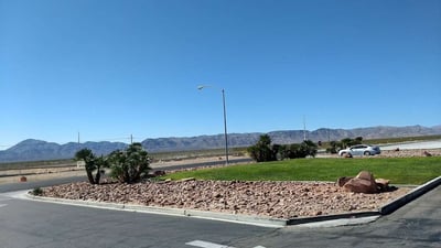 Shell station grounds